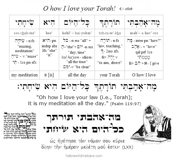 Psalm 119:97 Hebrew Lesson - Podcast