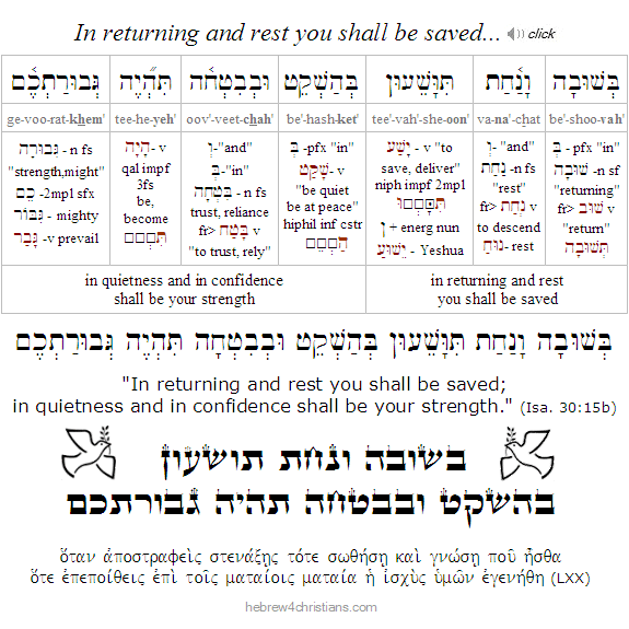 Isaiah 45:22 Hebrew Lesson